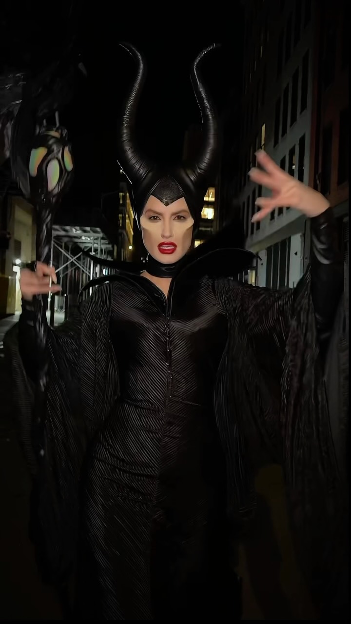 Maleficent kicks off Haley's Halloween chaos in couture glamour