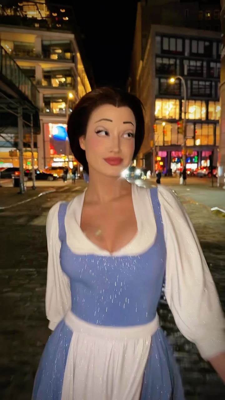 Cartoon Belle's couture chaos is the glam moment we didn't know we needed